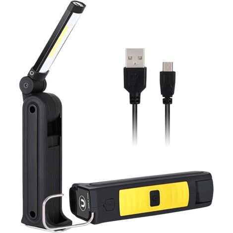 GL-3, da da lavoro ricaricabile a LED COB con torcia - 12/24/230V