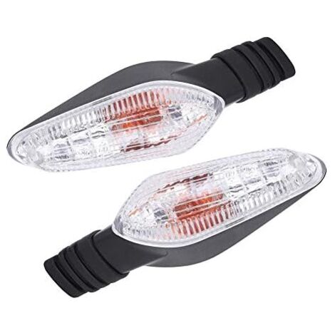 Indicatori di direzione Indicatori di direzione per Ducati Accessorio per Ducati Coppia di indicatori di direzione per Ducati Streetfighter 848 1099 Multistrada 1200 (lente trasparente) X5a790