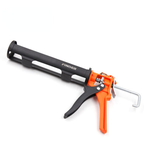 Pistola per calafataggio, cartuccia da 10 oz, capacità standard, telaio rotante, pistola per calafataggio con comoda impugnatura ergonomica, ideale per uso industriale e fai da te
