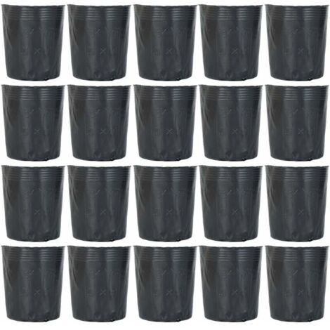 300 pezzi vasi da vivaio in plastica per principianti vasi da giardino degradabili vasi da fiori per la nutrizione attrezzi da giardino per piante grasse talee piantine 12X12 cm