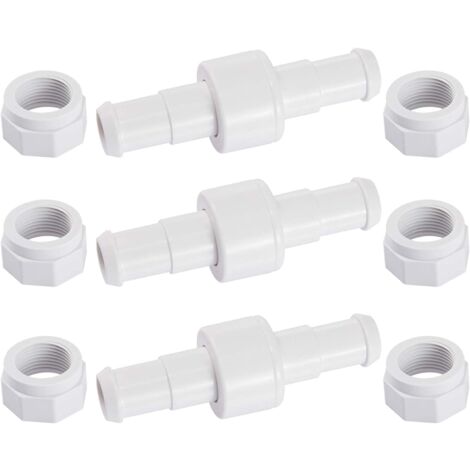 D20 Set di 3 connettori per tubi rotanti con 6 punte D15 compatibili con il pulitore per piscine robotizzato Zodiac Polaris 180 280 380