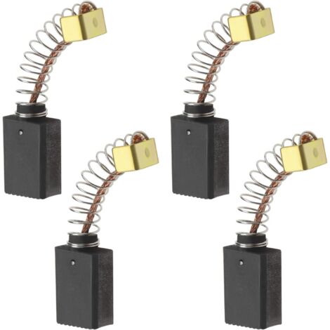 100 paia di spazzole di carbone ad arresto automatico compatibili con i trapani a percussione rotativi Workzone PT150601 da 1500 W, utensili elettrici da 6 x 10 x 16 mm, parti di ricambio per utensili