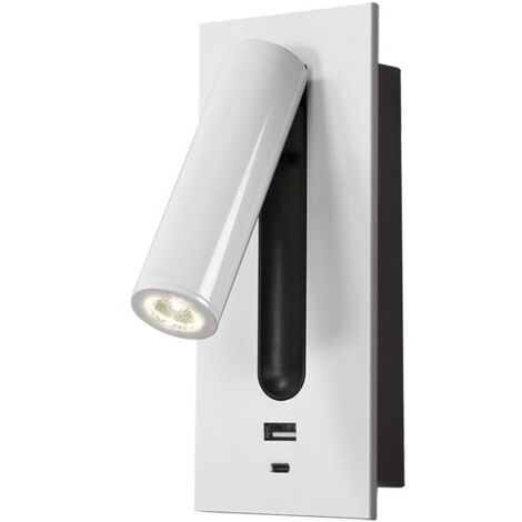Luce di lettura a LED 12V, 1W argento opaco, superficie fissa 330mm SB | Lampade LED 12V | Impianto elettrico per camper, batterie | Accessori campeggio | Italiano