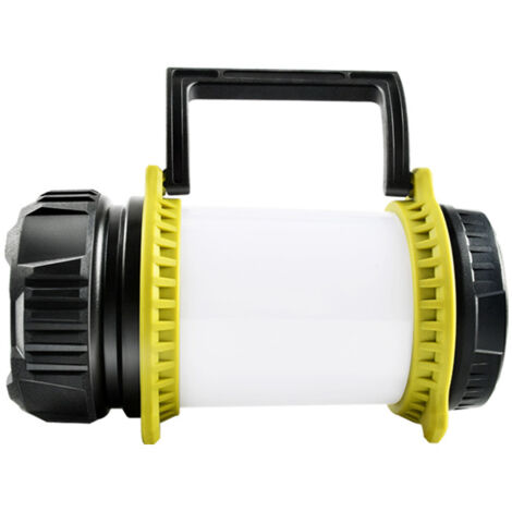 Luce da campeggio a LED, lanterna da campeggio ricaricabile, potente torcia a LED 5 modalità con power bank da 2600 mAh, impermeabile per fai da te, escursionismo, garage, emergenza, seminterrato