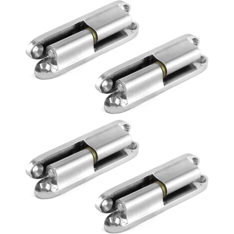 Cerniere per ristrutturazione in 2 pezzi 14x80mm Cerniera per porta della camera da letto in lega di zinco cromata Cerniera a vite per porte interne