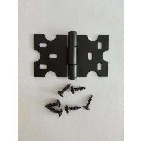 30 pezzi cerniere nere, cerniere per mobili con viti adatte per piccole porte/cassetti/finestre/ferramenta per mobili per la casa