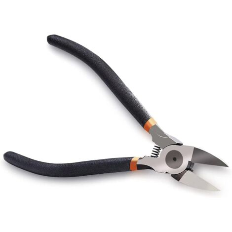 Pinze di precisione, pinze di taglio smussate piccole da 5" per riparazioni elettroniche industriali, elettricisti, riparazioni di gioielli, modellismo fai da te, nere