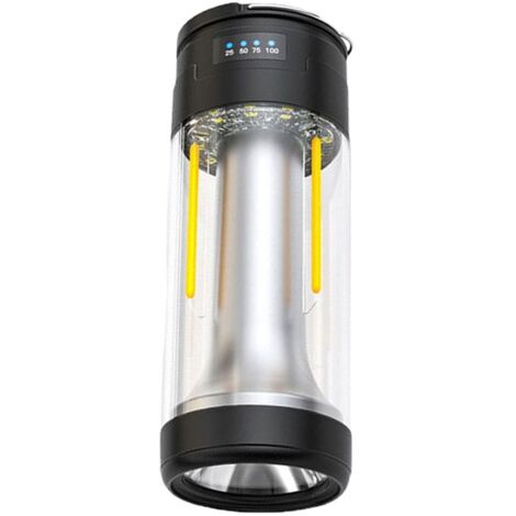 Luce da campeggio a LED ricaricabile tramite USB, mini luce da