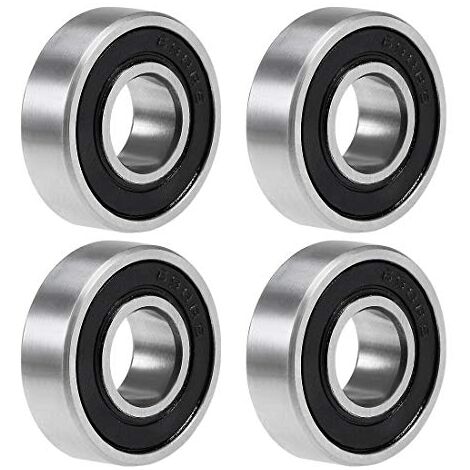 pezzi cuscinetto a sfere a gola profonda 8x19x6mm 698-2RS acciaio cromato doppia tenuta