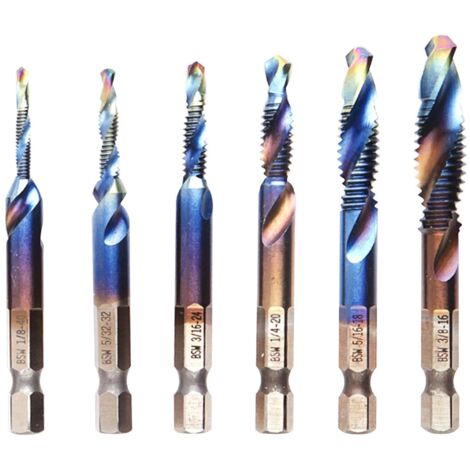 Set 10 Punte Per Router CNC In Carburo 1/4'' - Multiuso Per Legno, Intaglio, Scanalatura A V, Incisione