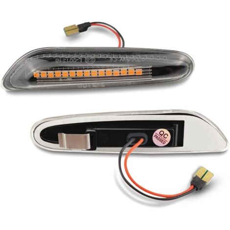 Luce di segnalazione dinamica BM VV LED Luce di segnalazione laterale sequenziale scorrevole Lampada di segnalazione di svolta per parafango anteriore Sostituzione per E82 E88 E90 E91 E92 E93 E60 E61 
