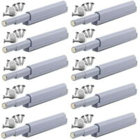 Chiusure magnetiche push-to-open, le chiusure aprono e chiudono la porta con una semplice spinta (10 pezzi)
