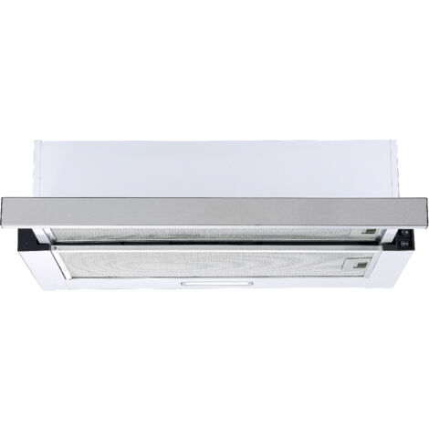 Cappa aspirante cappa sottopiano 60 cappa aspirante ricircolo aria esausta acciaio inox Respecta