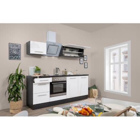 Cucina Blocco cucina blocco cucina rovere bianco Amanda 210 cm Respecta Premium (1/5)