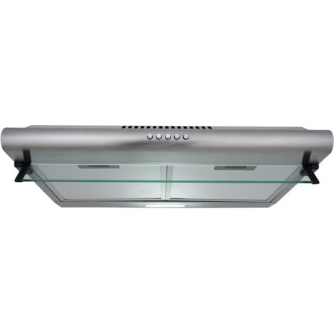Cappa aspirante cappa sottopiano 60 cappa aspirante ricircolo aria esausta acciaio inox Respecta