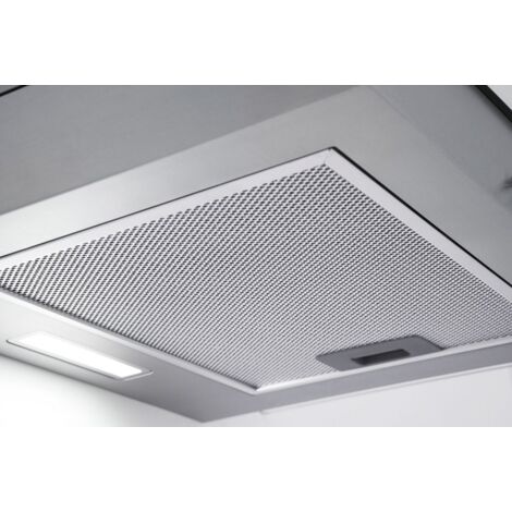 Cappa aspirante cappa da parete cappa da camino paralume in vetro 60 cm vetro acciaio inox Respecta