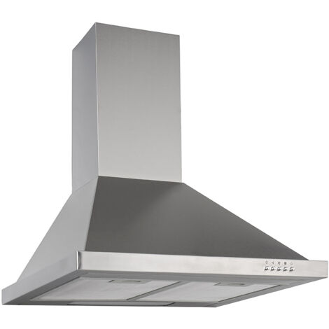 Cappa aspirante cappa a parete cappa camino 60 cm acciaio inox Respecta
