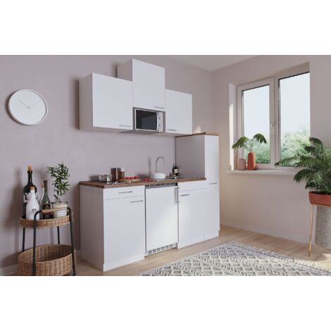 Cucina Minicucina Cucina singola Blocco cucina Blocco cucina bianco Luis 180 cm Respecta (1/5)
