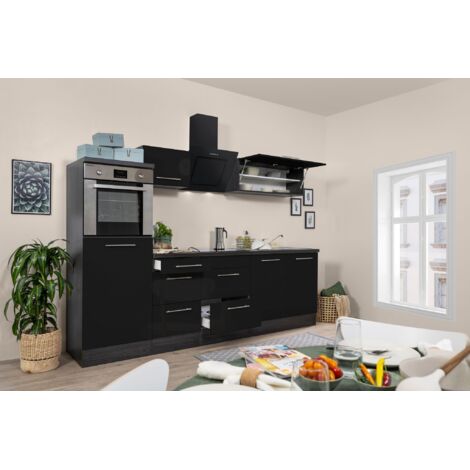 Cucina blocco cucina blocco cucina rovere nero Amanda 270 cm Respecta Premium (1/5)