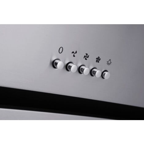 Cappa aspirante cappa inclinata senza testa cappa a parete in acciaio inox da 60 cm Respecta