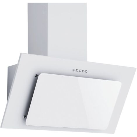 Cappa aspirante cappa inclinata senza testa 60 cm cappa a parete bianca Respecta