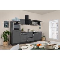 Cucina Blocco Cucina Blocco Cucina Bianco Grigio Amanda 280 cm Respecta Premium