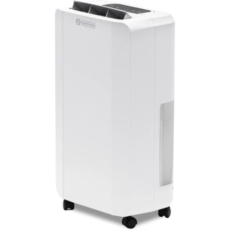 Olimpia Splendid - 01958 Aquaria Slim 14 P - Deshumidificador de 14 litros al día con depósito extraíble, temporizador de 24 horas integrado y sistema Pure, gas natural R290, blanco