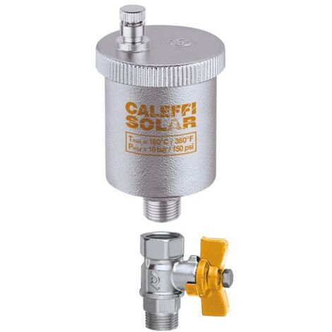 Válvula de purga de aire automática con cuerpo de latón Caleffi 2508-2509  3/8"M