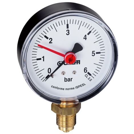 Manómetro Caleffi 557 3/8" - 0÷4 - Radiale