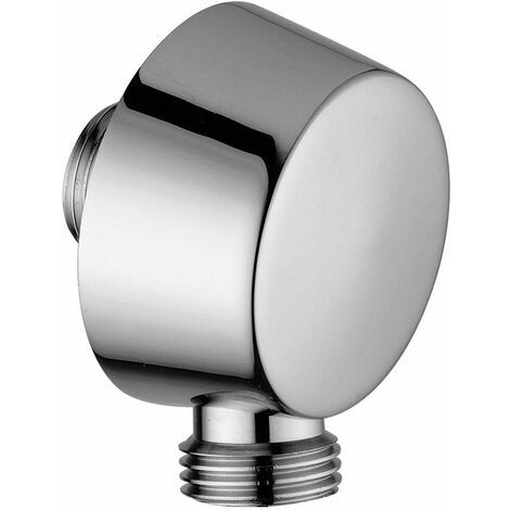 Racor para empotrar con soporte mural para ducha 1/2” Paffoni Light ZACC130  Cromo