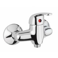Mezclador de ducha externo con distancia entre ejes de conexión 10 cm Damast 12087 Cromo