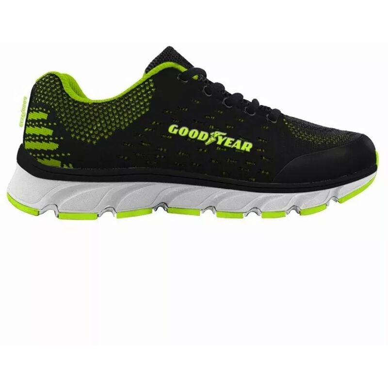 Chaussures de sécurité Goodyear Phoenix S1P Black/Green - 1571