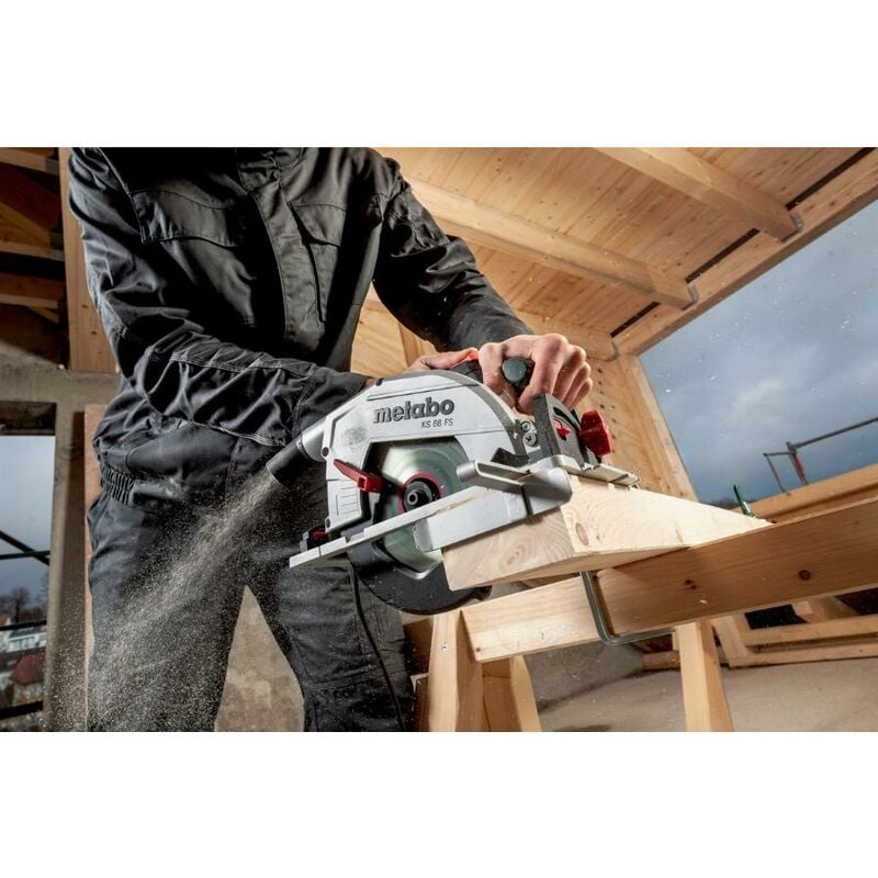 METABO - SEGA CIRCOLARE METABO MOD. KS 66 FS + BINARIO GUIDA - 385,00€ -  Fer-Damas