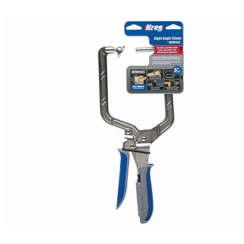 Morsetto Angolare Kreg 90&deg; - Tecnologia Automaxx - Regolazione Automatica Fino A 25mm