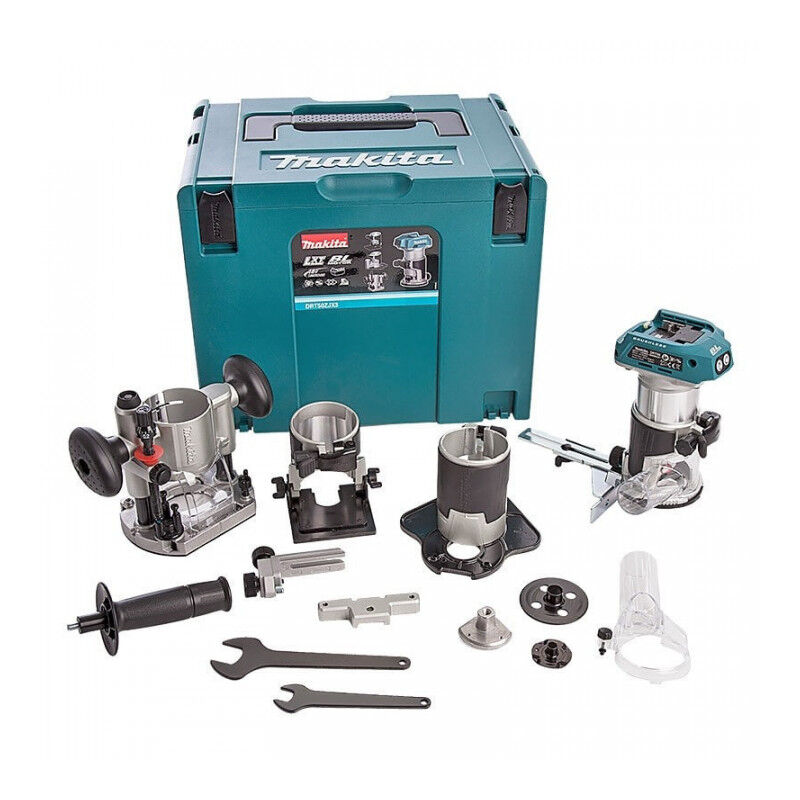 Makita RT0702CX3J Rifilatore con 4 basi+