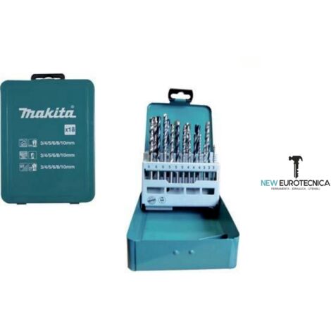 Punte trapano serie d-46202 makita - 18 pezzi
