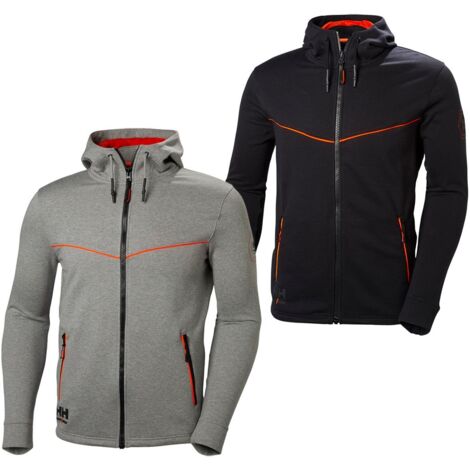 HELLY HANSEN Felpa con cappuccio Chelsea Evolution - Grigio - Taglia XXXL - 79197