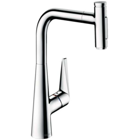 HANSGROHE Talis Select M51 miscelatore da cucina con doccia estraibile, 2 getti, cromo - 72823000 (1/2)