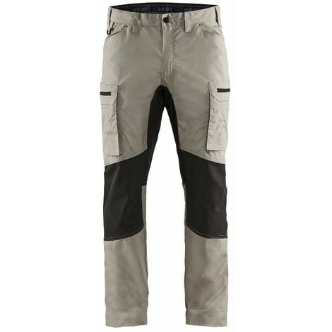 BLAKLÄDER - Pantaloni impermeabili nero nero - Metalworker