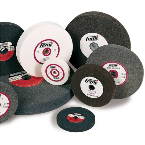 Disco Smerigliatrice Grana 36 Mola Abrasiva Per Ferro 200x20x32 Mm - 13