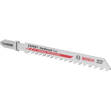 Bosch Accessories 2608900541 Lama per seghetto alternativo EXPERT ‘Hardwood Fast' T 144 DHM, 3 pezzi 3 pz.
