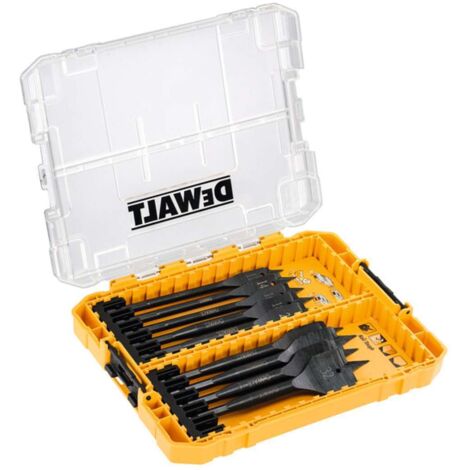Dewalt – Set di punte da trapano per legno duro – 9 pezzi – Diametri 12-32mm – Gambo robusto per forature precise – DT70751QZ (1/4)