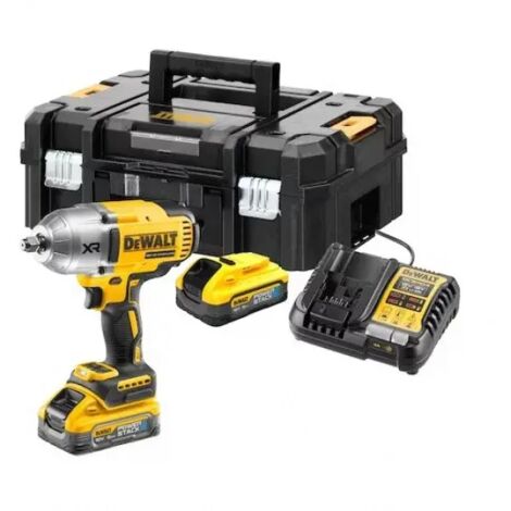 Avvitatore senza spazzole DEWALT 18V 1/2' XR 5Ah Li-Ion 1396 Nm Anello di sicurezza - DCF900H2T-QW (1/5)