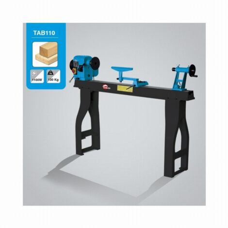 Tornio elettronico per legno 1100MM con base in ghisa - LEMAN - TAB110