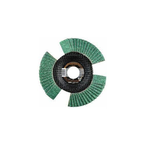Disco lamellare RHODIUS in acciaio/acciaio inox 125 x 22,23 mm K60 - 207078