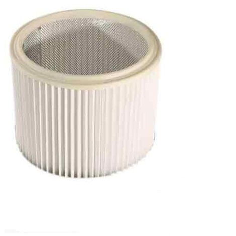 Filtro PES Lavabile Per Aspirapolvere Budget WVC 1600 - Made In Germany - Kallefornia K702, Filtro A Pieghe Rotondo, Classe Polvere M