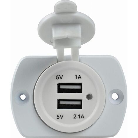 REV 0216020100 Presa con Coperchio, da Incasso, Bianco, ohne USB | Leroy Merlin
