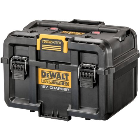DeWALT Accessori - Caricabatterie doppio 4A, per batterie da 18V, in valigetta TOUGHSYSTEM DWST83471