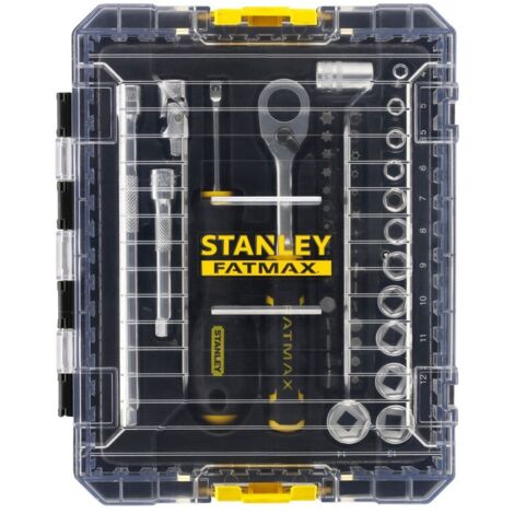 STAKBOX M SCATOLA PRESE - ¼'' STANLEY SET 48 PZ - FATMAX - FMMT98101-0