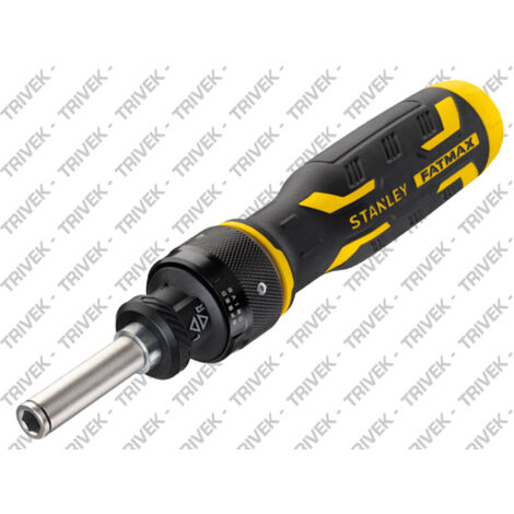Stanley – Cacciavite a impulsi 4V FMHT626920 – Tecnologia Speed Drive per avvitamento rapido – Manico bi-materiale per presa ottimale – 3 punte doppie incluse (1/5)